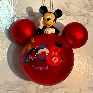 Mickey “Disneyland 2008” Christmas ornament